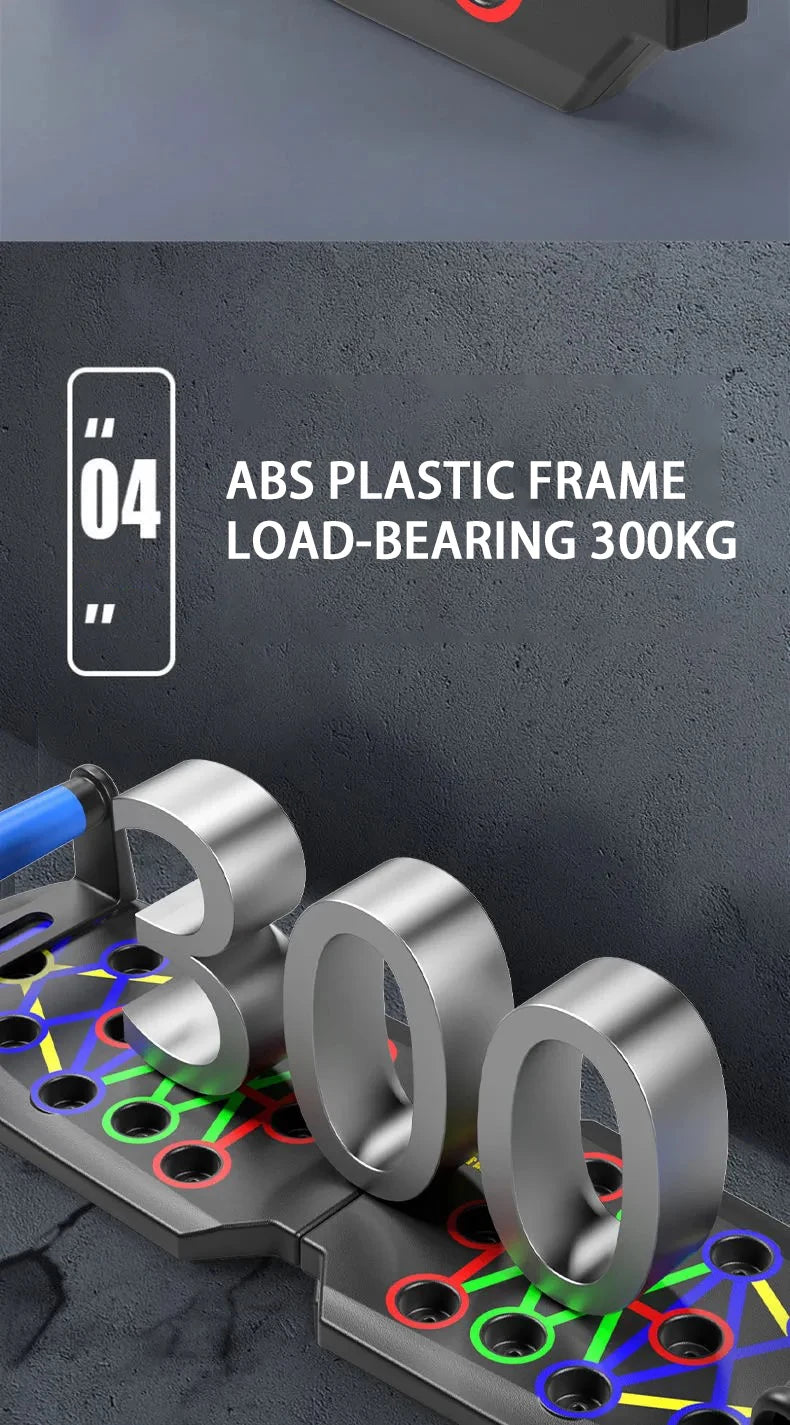 Foldable Push-Up Bars for Chest, Arms, and Core Training