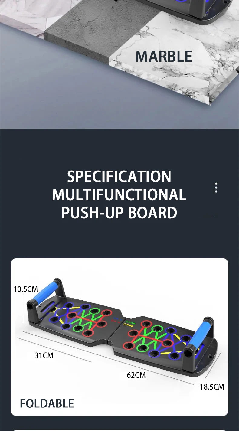 Foldable Push-Up Bars for Chest, Arms, and Core Training