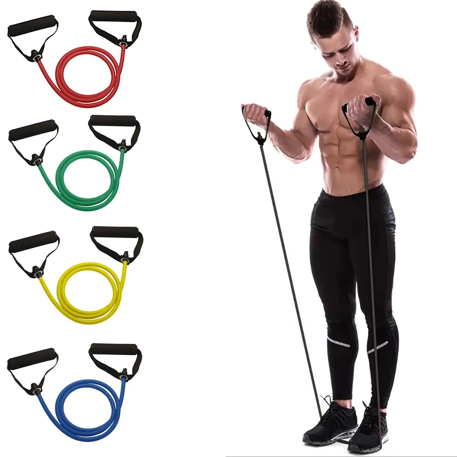 Premium Strength Resistance Bands for Full Body Workouts