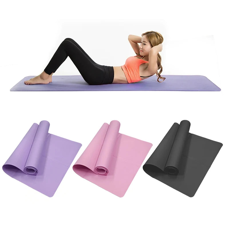 Non-Slip EVA Yoga Mat, 4mm Thick for Yoga, Pilates, and Fitness
