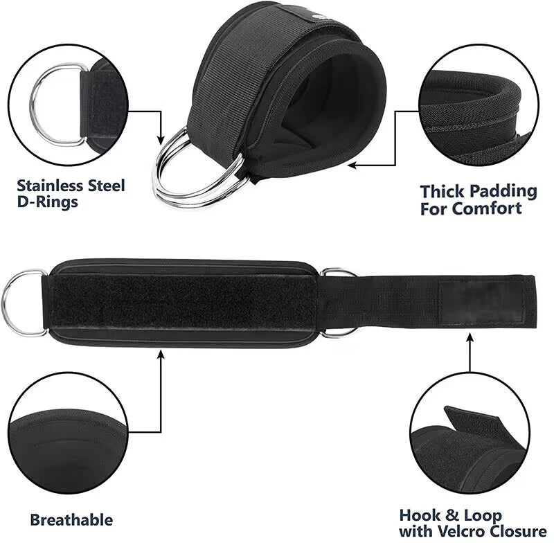 Adjustable Ankle Weight Bands for Workout and Fitness Training