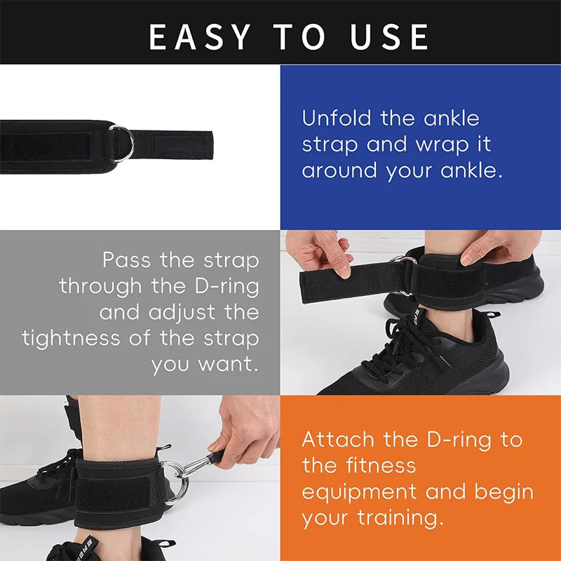 Adjustable Ankle Weight Bands for Workout and Fitness Training
