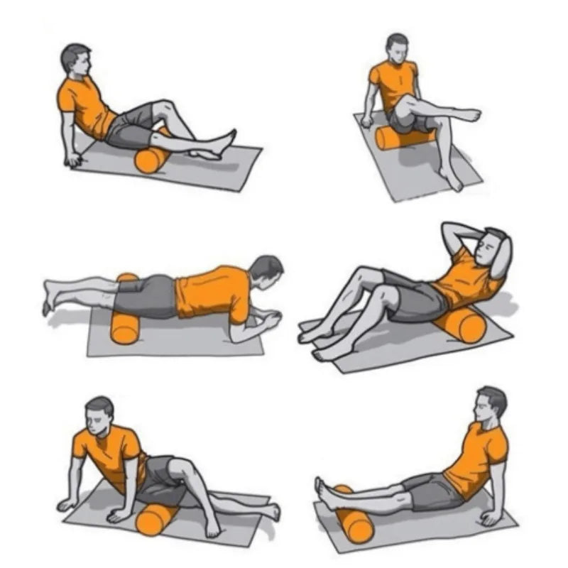 Core Muscle Recovery Foam Roller, 33cm Durable Massage Tool