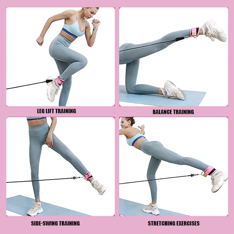 Adjustable Ankle Weight Bands for Workout and Fitness Training