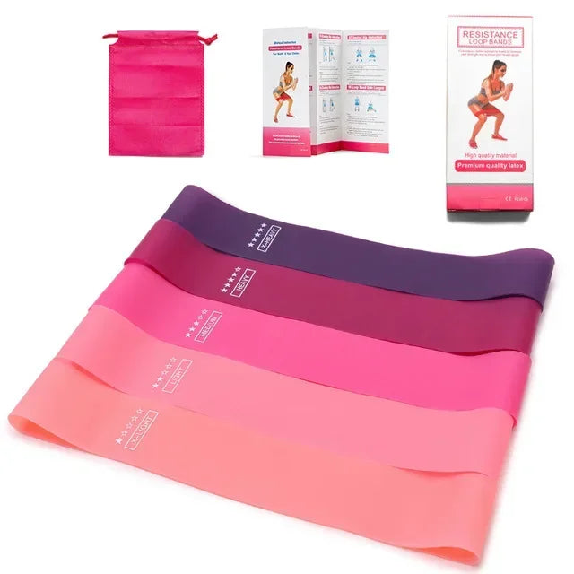Elastic Resistance Bands for Yoga, Pilates, and Strength Training