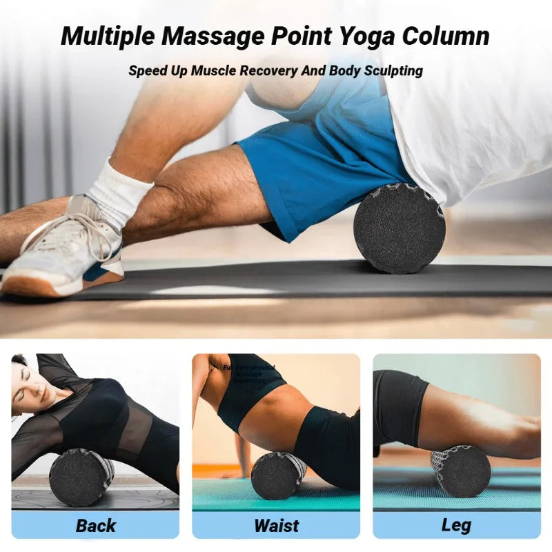 Core Muscle Recovery Foam Roller, 33cm Durable Massage Tool