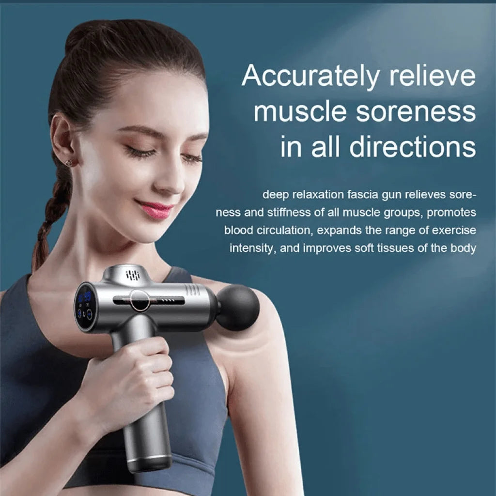 Deep Tissue Massage Gun for Muscle Recovery and Pain Relief