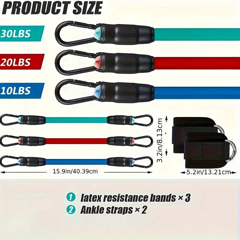 Adjustable Ankle Weight Bands for Workout and Fitness Training